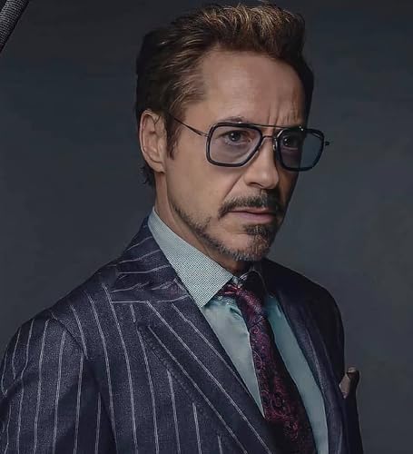 photo de tony stark avec ses lunettes edith