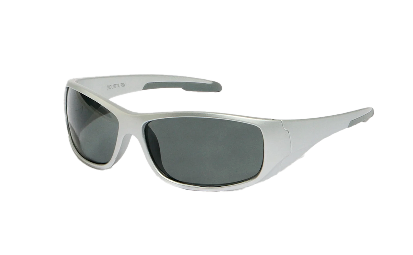 la paire de lunette de soirée argenté